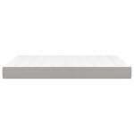 vidaXL Matelas de lit à ressorts ensachés Gris clair 140x190x20 cm