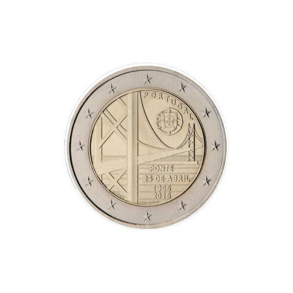 Portugal 2016 - 2 euro commémorative pont