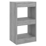 vidaXL Bibliothèque/Séparateur de pièce Sonoma gris 40x30x72 cm