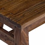 vidaXL Tabouret Naturel 30 x 20 x 20 cm Bois d'Acajou