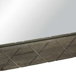 vidaXL Miroir de salle de bain gris 50x3x70 cm bois de manguier massif