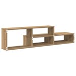vidaXL SupportmuralpourTV 120x25x28 5cm Bois d'ingénierie