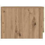 vidaXL Table basse Chêne artisanal 49 x 50 x 37 cm Bois d'ingénierie