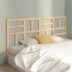 vidaXL Tête de lit 206x4x104 cm Bois massif de pin