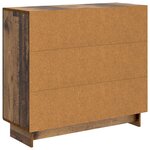 vidaXL Buffet Bois ancien 89 x 34 5 x 80 cm Bois d'ingénierie