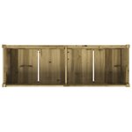 vidaXL Jardinière 150x50x70 cm bois de pin imprégné