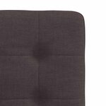 vidaXL Chaises à manger lot de 2 marron foncé tissu