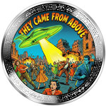 Monnaie COMIC BOOK We Are Not Alone 1 Oz Argent 1000 Francs Cameroon 2026 (PRÉCOMMANDE)