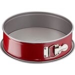 TEFAL Moule à charnière Delibake en acier - Ø 27 cm - Rouge et gris