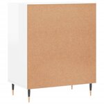 vidaXL Buffet blanc brillant 57x35x70 cm bois d'ingénierie