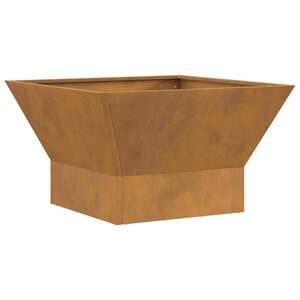 vidaXL Braise Marron 60 x 60 x 35 cm Acier
