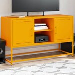 vidaXL Buffet haut blanc 36x39x123 cm acier