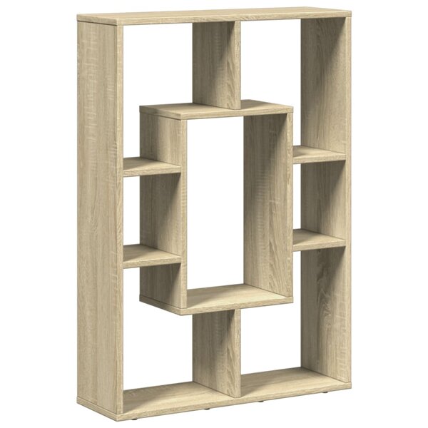 vidaXL Bibliothèque chêne sonoma 63x20x90 cm bois d'ingénierie