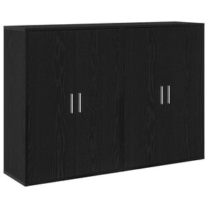 vidaXL Buffet Chêne noir 60 x 31 x 84 cm Bois d'ingénierie