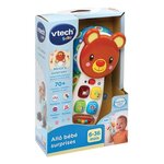 Vtech baby - jouet premier age - allô bébé surprises brun