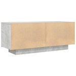 vidaXL Meuble TV Gris béton 100x35x40 cm Bois d'ingénierie