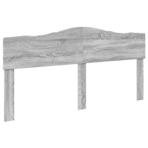 vidaXL Tête de lit Gris Sonoma 200 cm Bois d'ingénierie