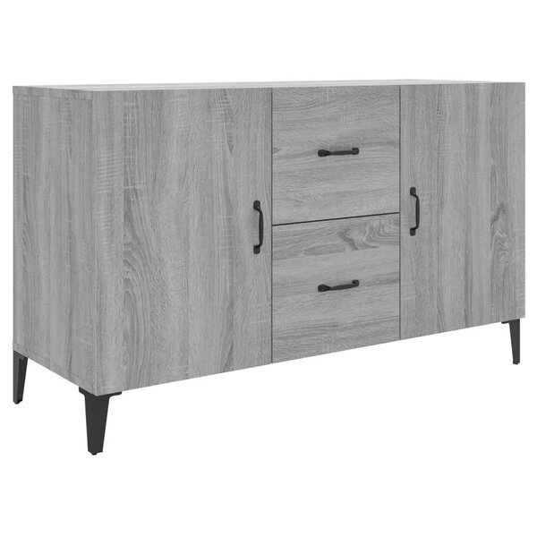 vidaXL Buffet sonoma gris 100x36x60 cm bois d'ingénierie