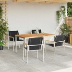 vidaXL Ensemble de salle à manger pour jardin 5 Pièces