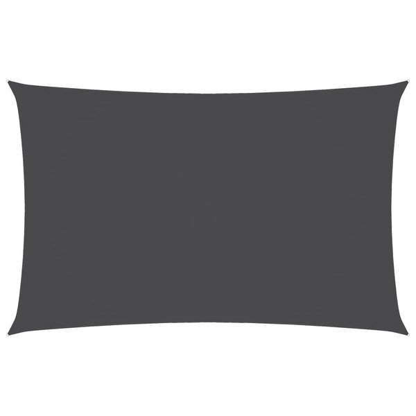 vidaXL Voile de parasol tissu oxford rectangulaire 2 5x5 m anthracite