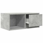 vidaXL Meuble TV gris béton 60x31x25 5 cm bois d'ingénierie