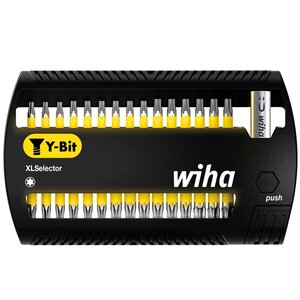 Wiha xlselector jeu de 13 embouts en y 50 mm 41834