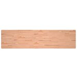 vidaXL Dessus de bureau 220x55x2 5 cm bois massif de hêtre