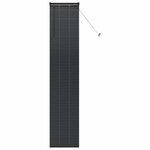 vidaXL Store de Fenêtre avec des rideaux Autre Noir 80 x 130 cm Aluminium