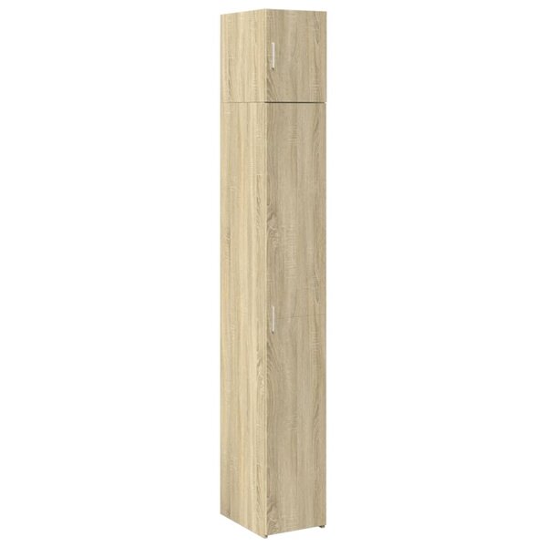 vidaXL Armoire de rangement mince chêne sonoma 30x42 5x225 cm