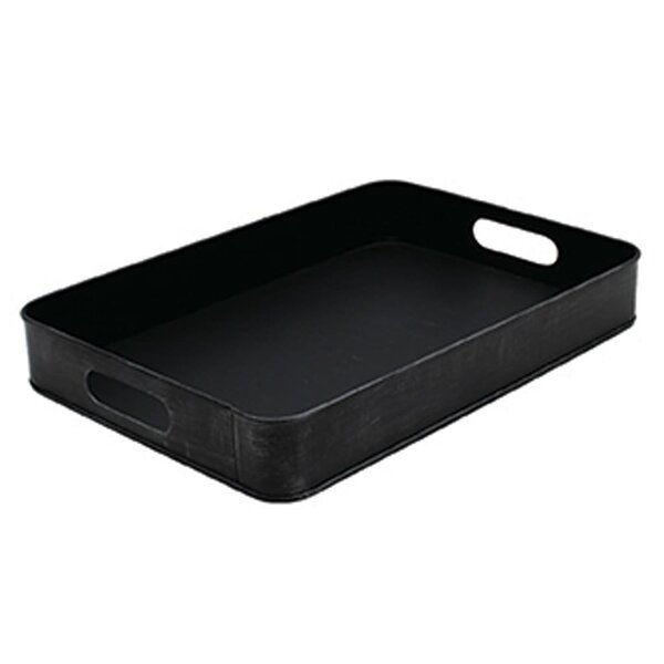 LABEL51 Plateau de service 39x28x6 cm S Noir antique