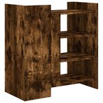 vidaXL Buffet chêne fumé 73 5x35x75 cm bois d'ingénierie