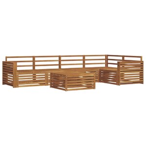 vidaXL Ensemble de canapés d'extérieur 6 pc Naturel