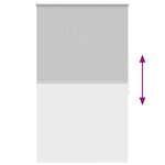 Store enrouleur occultant 80 x 175 cm gris