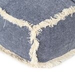 Vidaxl coussin de canapé palette bleu 120x40x7 cm