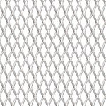 vidaXL Panneau de grillage de jardin Acier inox 50x50 cm 20x10x2 mm