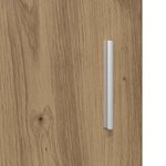 vidaXL Cabinet de salle de bain avec stockage TULUM chêne artisanal