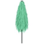 vidaXL Parasol de jardin avec mât en acier vert 288x288x225 cm