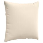vidaXL Coussins de canapé 2 Pièces Beige 80 x 80 cm tissu