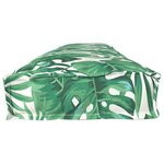 vidaXL Coussin de palette Floral Motif de feuille 200 x 40 x 8 cm