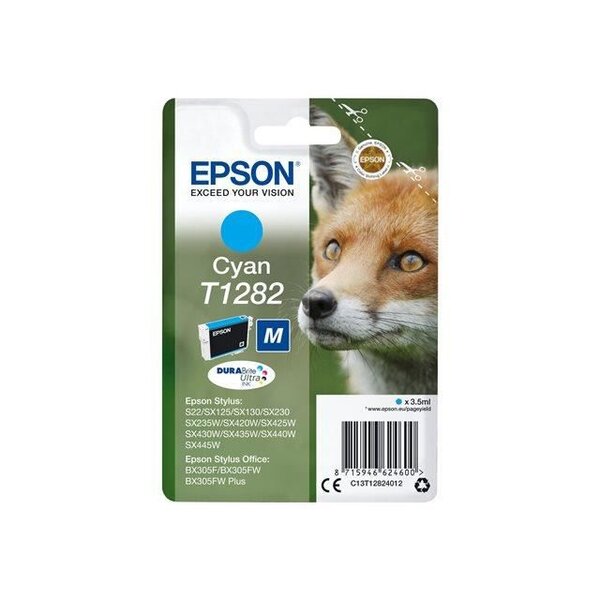 Epson cartouche t1282 - renard - cyan