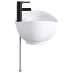 vidaXL Lavabo de salle de bains Noir Mat 59 x 35 x 21 cm métal