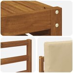 vidaXL Ensemble de canapés d'extérieur 11 Pièces Naturel et Beige