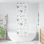 vidaXL Store enrouleur de douche avec cassette largeur du tissu 66 cm