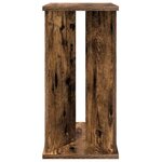 vidaXL Table d'appoint Chêne fumé 35 x 25 x 50 cm Bois d'ingénierie