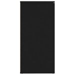 vidaXL Buffet Noir 160x36x75 cm Bois d'ingénierie