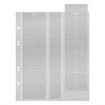 Feuilles numismatiques Multi-Collect pour 5 séries de 8 pièces euro. Intercalaires - Noir