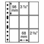 Pochettes plastique souple à 9 compartiments pour cartes de jeux.