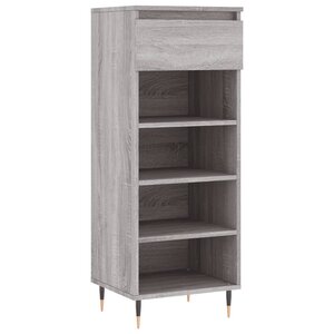 vidaXL Armoire à chaussures Sonoma gris 40x36x105 cm Bois d'ingénierie