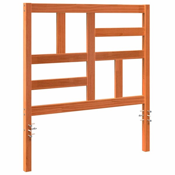 vidaXL Tête de lit Marron cire 80.5 x 4 x 104 cm Bois massif en pin