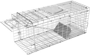 Piège petits animaux  pliant à une entrée 78 x 28 x 32 cm